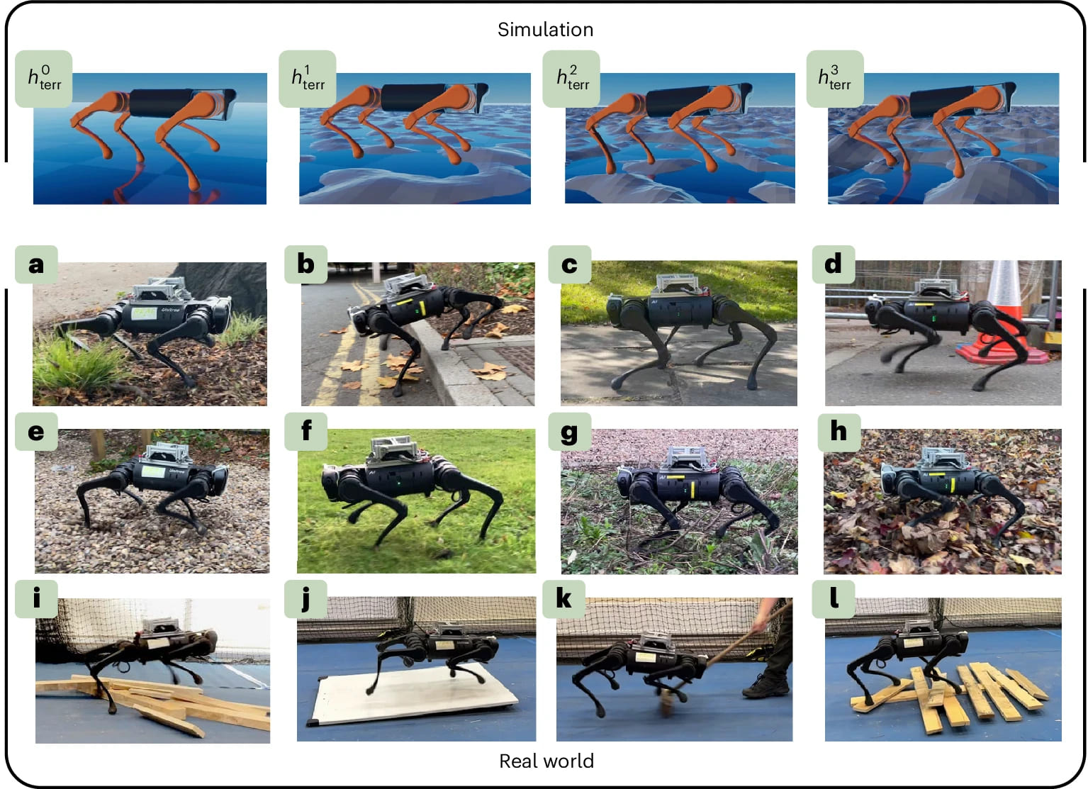 Cvičení na různém terénu